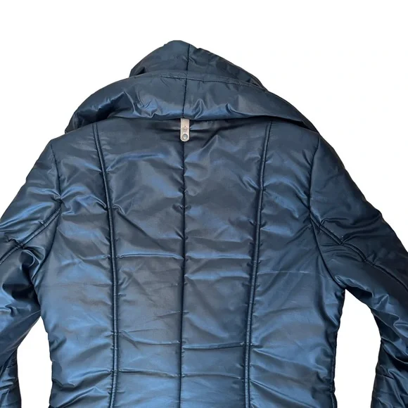 SOLD:Mackage Women's Down Kay Knit Collar Puffer Jacket - Black, S - Picture 12 of 13